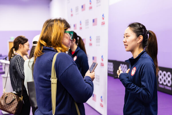 SAN FRANCISCO, CA - April 23 - Lily Zhang attends Celebrating 888 Table Tennis Center 2024 on April 23rd 2024 at 888 Table Tennis Center in San Francisco, CA (Photo - Katie Ravas for Drew Altizer Photography)
